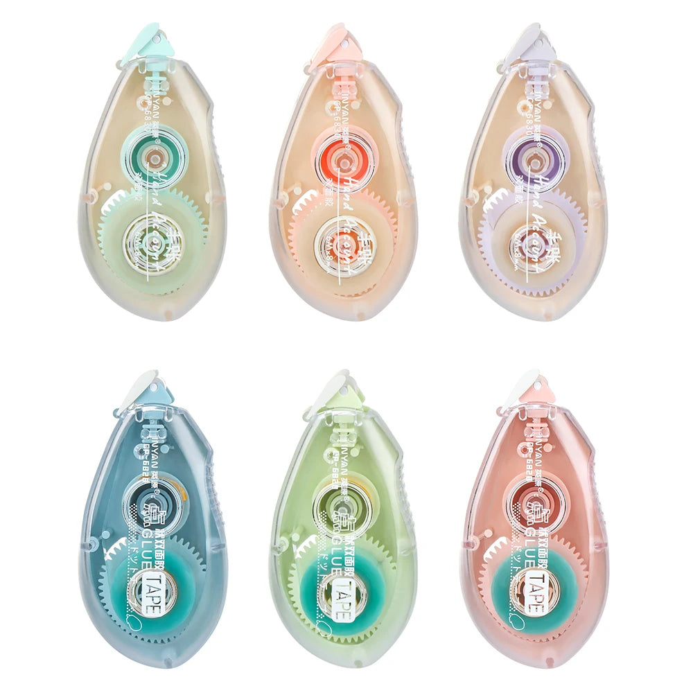 Double Sided Adhesive Paper Glue Tape Dispenser Dot Liner Tape Glue Scrapbooking Crafts Adhesive Office School Supply Stationery