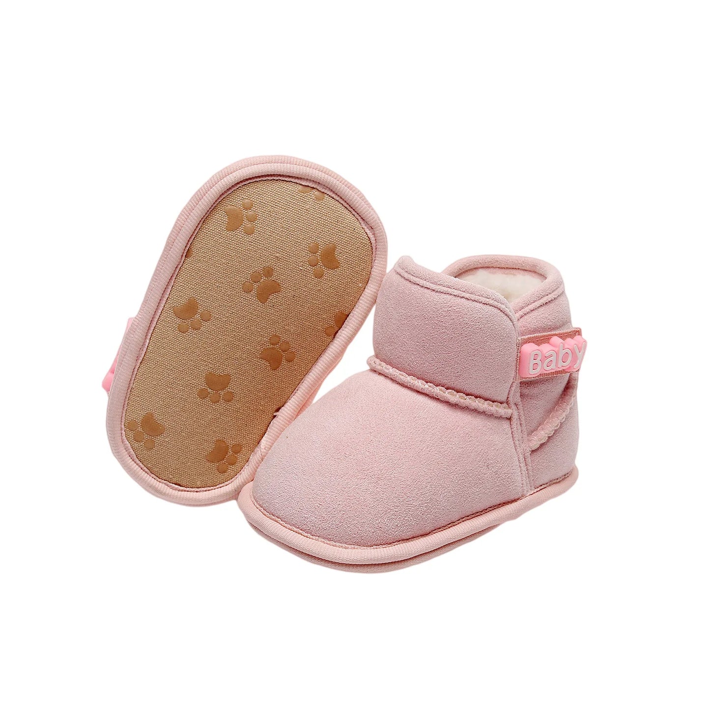 Premium Baby Winter Boots - Fleece-Lined Warm Ankle Shoes