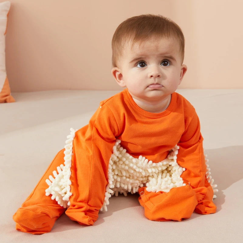Premium Cotton Baby Romper - Spring Long Sleeve Jumpsuit