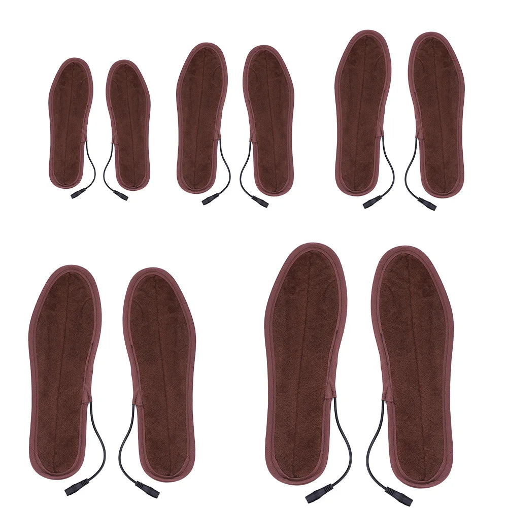 Electric Heated Shoe Insoles Comfortable Feet Warmer Temperature Controller