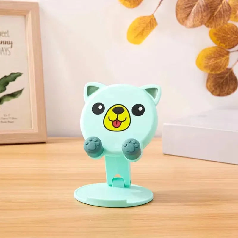 Cute Cartoon Phone & Tablet Stand - Foldable Desktop Holder