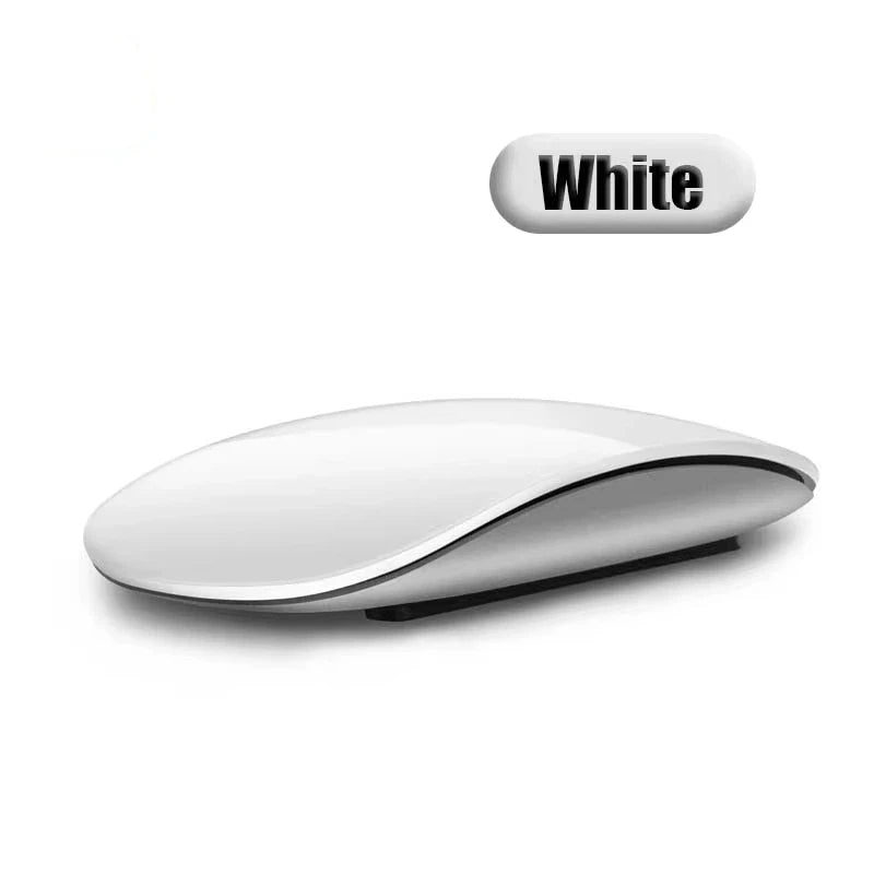 Lenovo Rechargeable Bluetooth 5.0 Wireless Mouse - Ultra-Thin Silent Touch Mouse for Laptop, iPad, Mac & PC