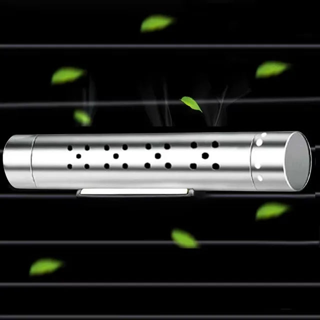 Premium Car Air Vent Freshener - Lemon Scent Perfume Clip for Girls