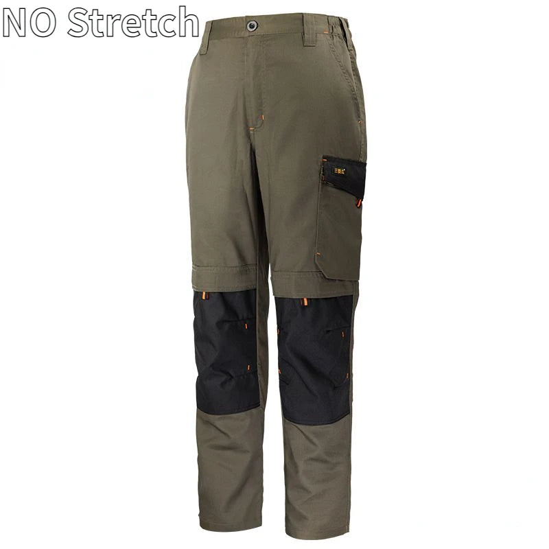Summer Thin Cargo Pants Men's Multi-pocket Tear Resistance Stretch Trousers Outdoor Site Working Wear-resistant Pants Workwear