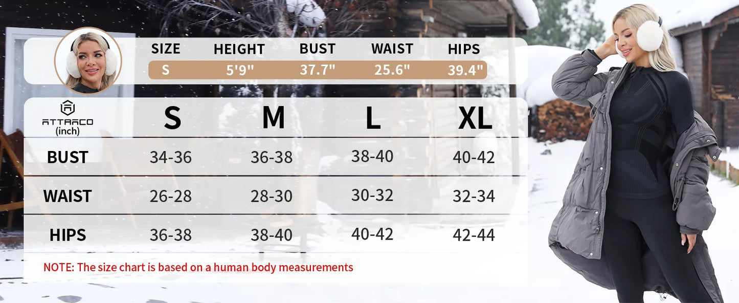 Anfilia Women Ski Thermal Underwear Sets Moisture-wicking Tight Zipper Crew Neck Seamless knitted Base Layer Long Johns For Home