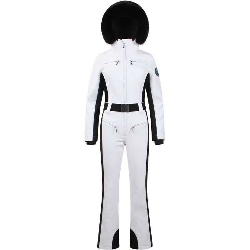 Ski Suit for Women, Jumpsuit, Thermal, Thicken, Waterproof, Windproof, Outdoor Sport Wear, Snowboard, Mountain, New, Winter