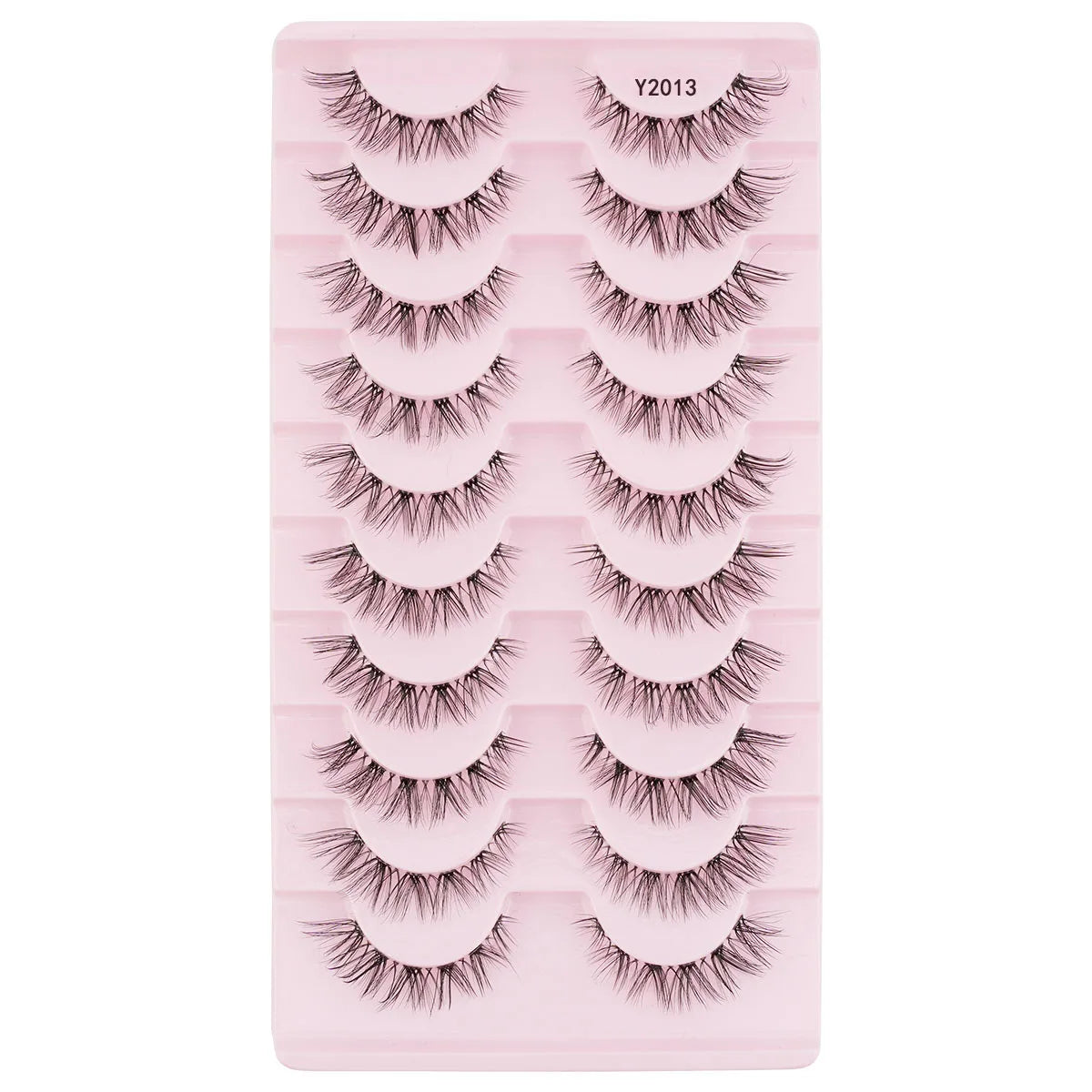 3/10Pairs Full False Eyelashes Natural Mink Lashes Dramatic Faux Cils Volume Eyelash Extension Fluffy Fake Eyelashes Makeup Tool