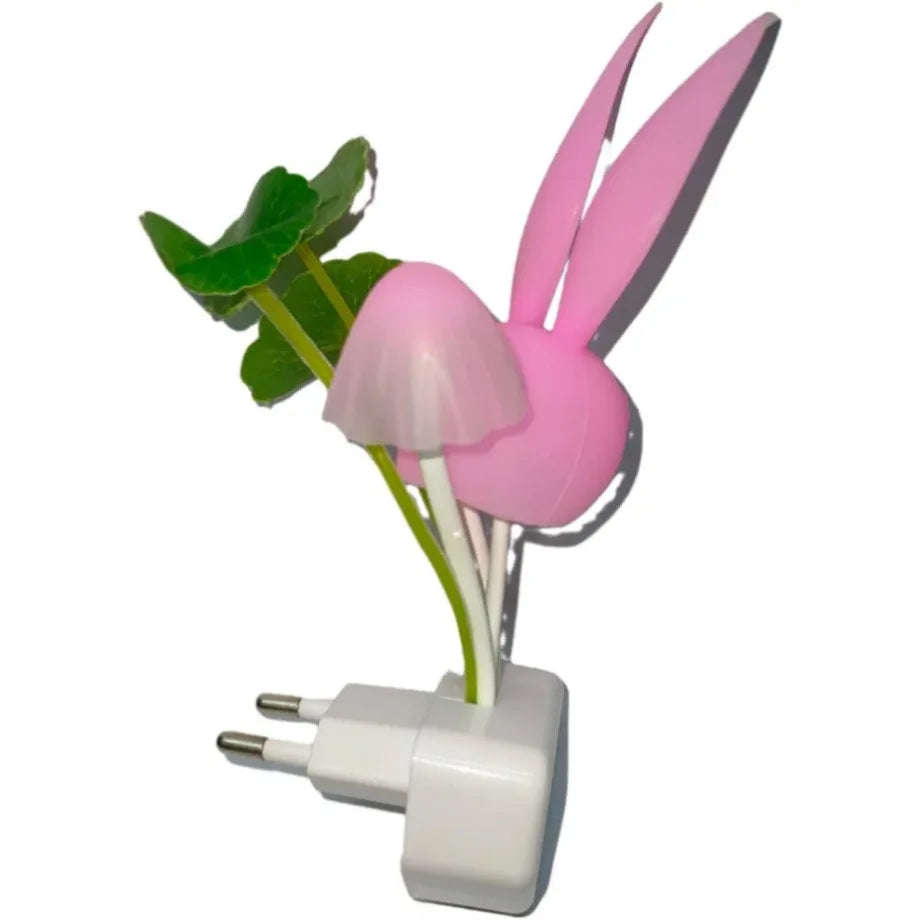 LED Mushroom Night Light with Automatic Sensor - EU/US Plug