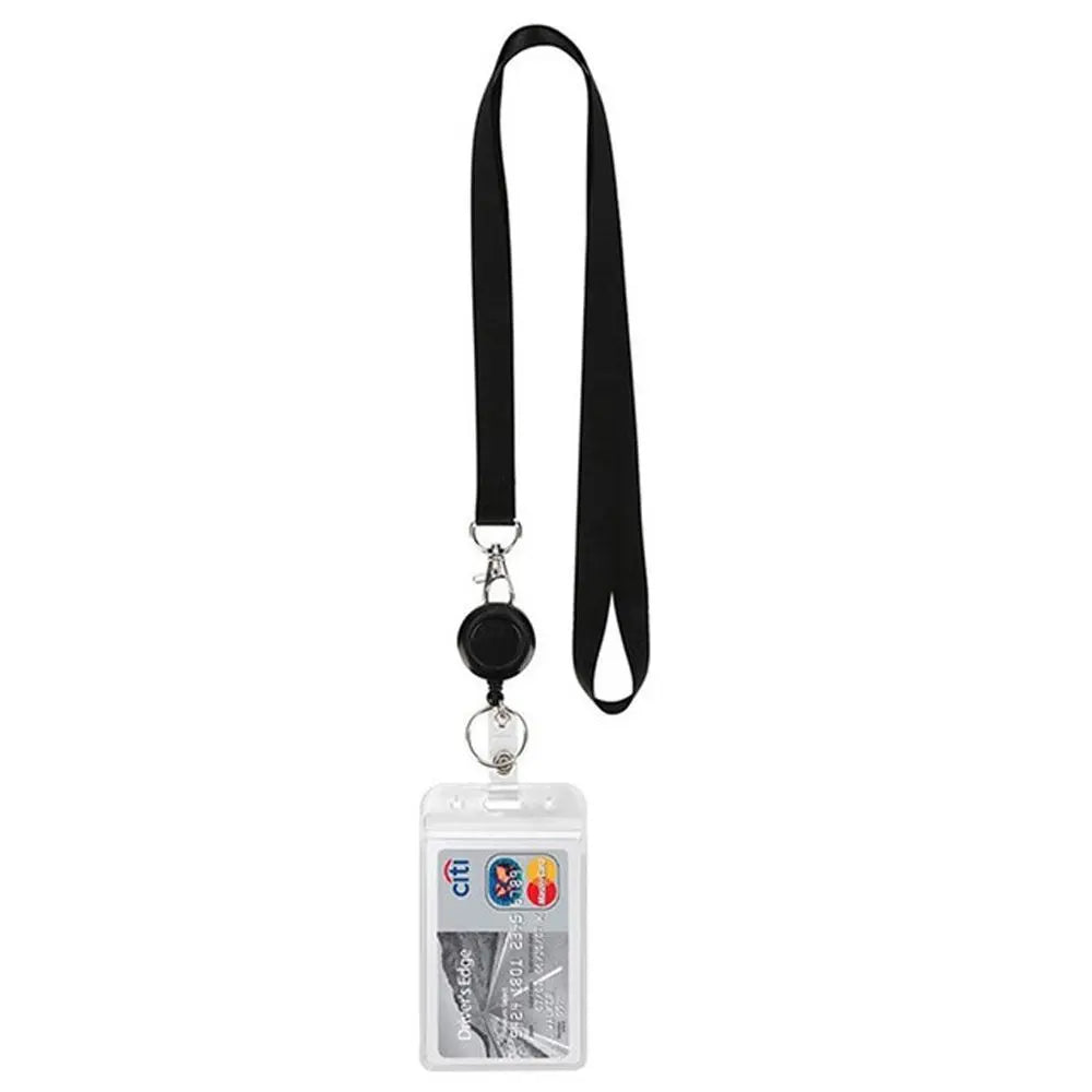 Supplies Key Neck Strap Badge Holder Badge Clip Name Card Holder Badges Set Lanyard Retractable Badge Holder ID Card Holder