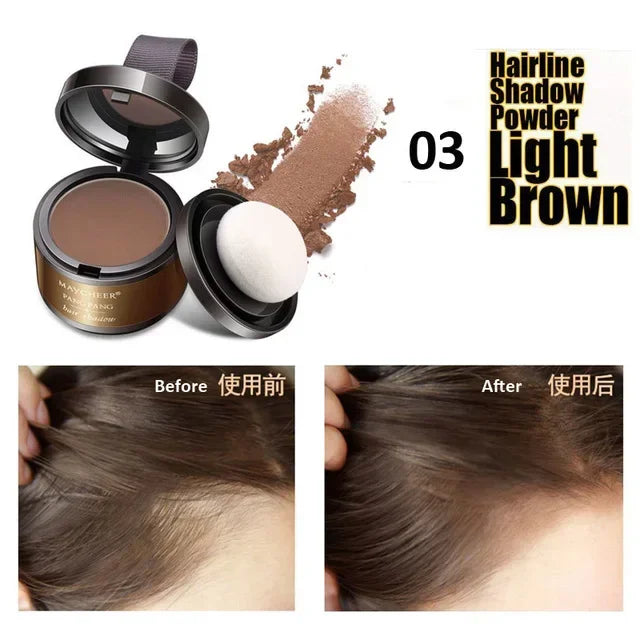 MAYCHEER Hairline Shadow Powder Hair Hair Fluffy Powder Instantly Modified Hair Edge Filled Forehead Hairline