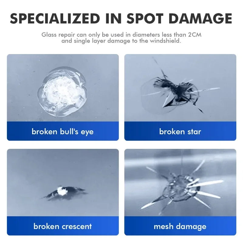 Complete Windshield Crack Repair Kit - Professional DIY Glass Restoration Set