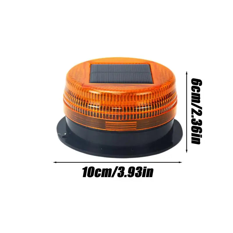 Solar Warning Light Safety Flash Lights Solar Industrial LED Warning Lights Waterproof Safety Warning Flashing Lights with