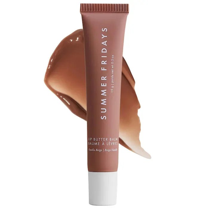 Summer Fridays The Holiday Trio Set Lip Butter Balm in Hot Cocoa Toasted Marshmallow Jet Lag Mask Moisturizer Lip Gloss Skin
