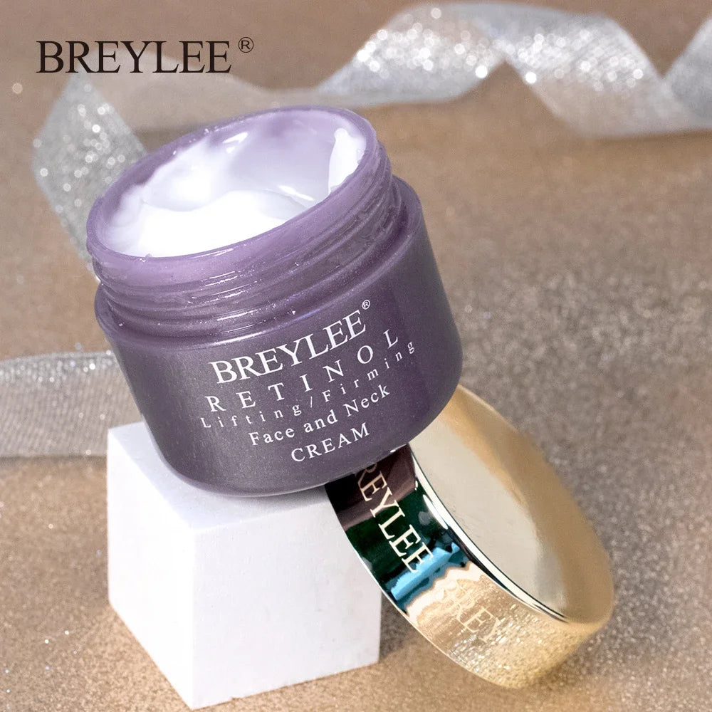 BREYLEE 2% Retinol Anti-Aging Face Cream - 10-Piece Skin Care Set (40g)