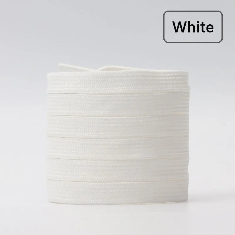1 Pair Solid Flat Shoe Laces Canvas Shoelaces for Sneakers Woman Men Shoelace Classic Tennis Laces for AF1 Shoestrings
