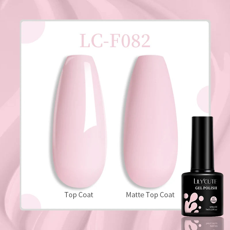 LILYCUTE Professional Gel Nail Polish - 7ml Long-Lasting UV/LED Nail Varnish
