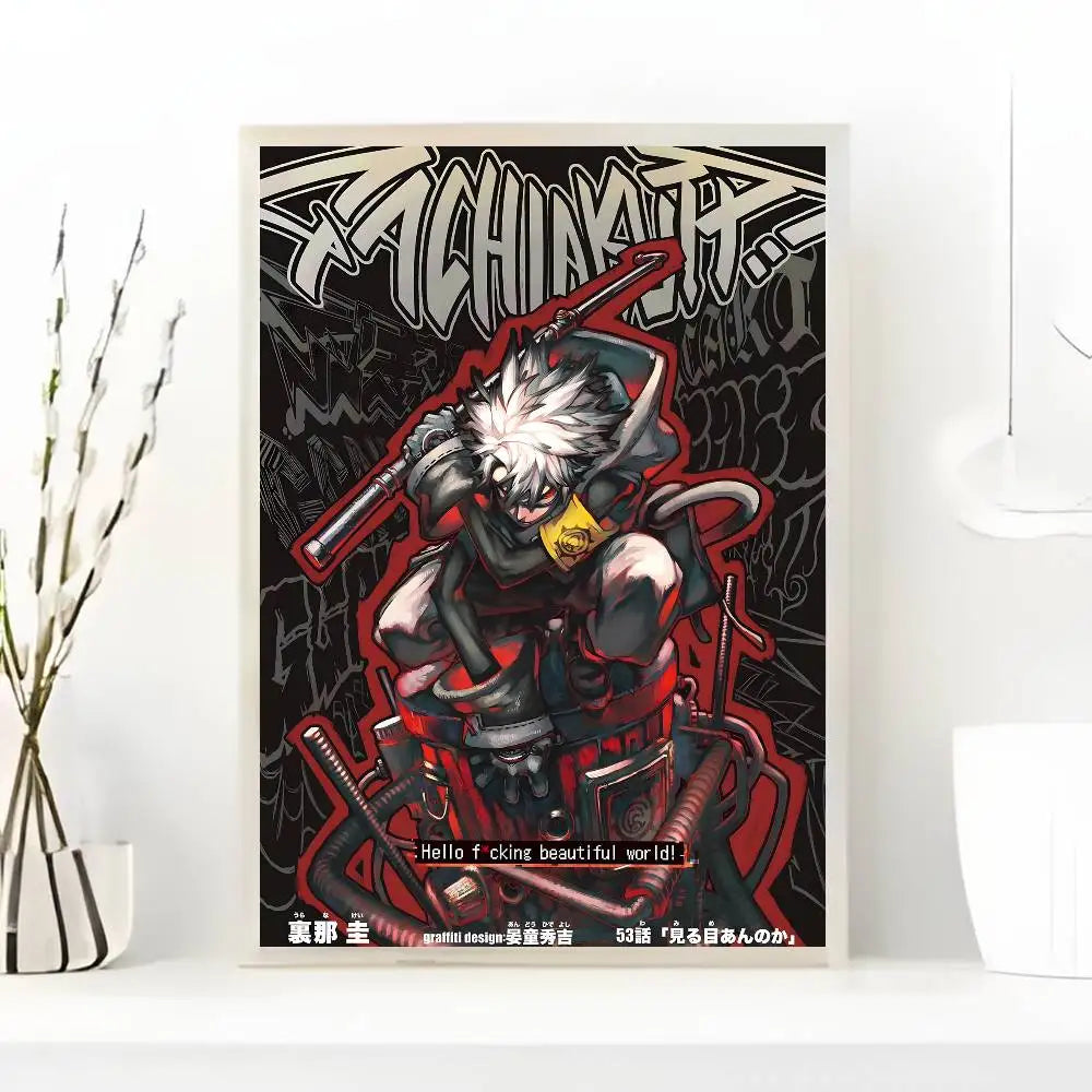 G-GACHIAKUTA ANIME Poster Art With Prints Home Bedroom Living Room Decoration Gift