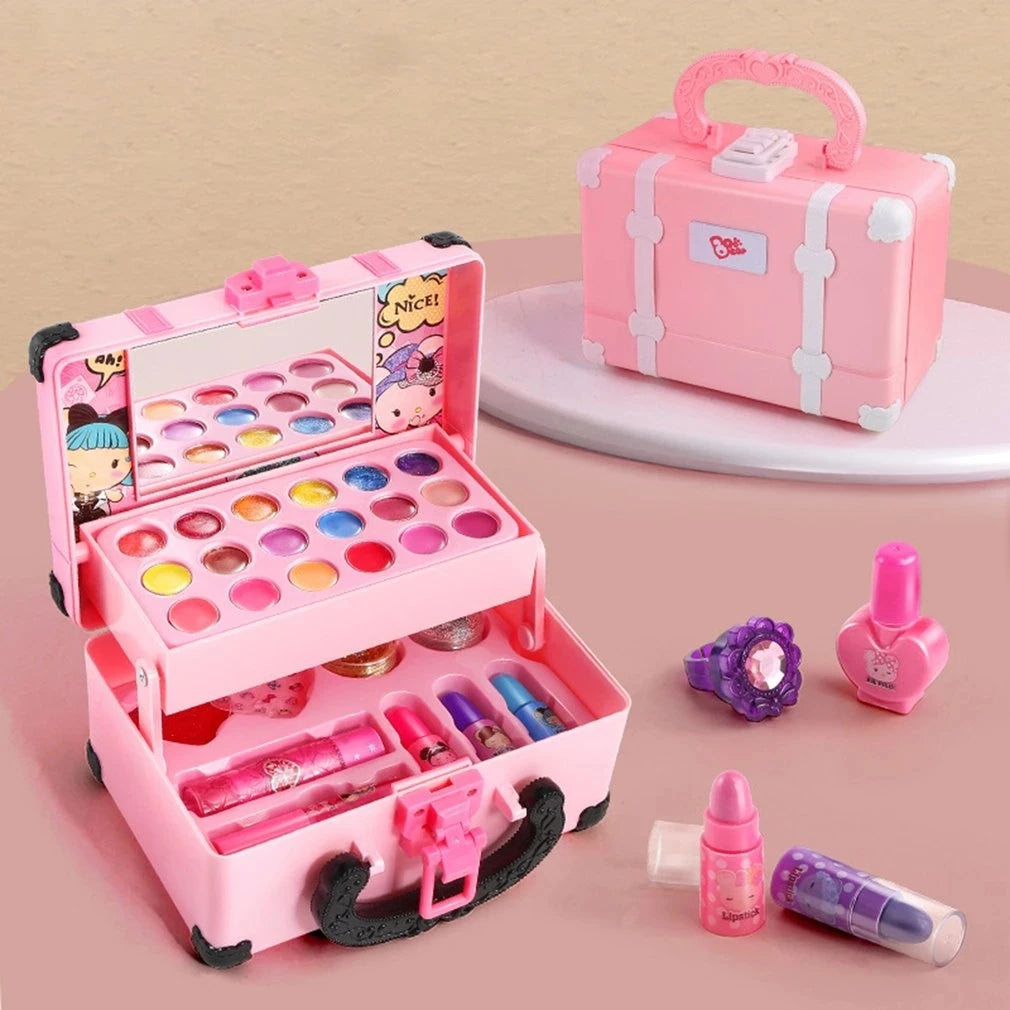 Premium Children's Pretend Makeup Set - Safe & Non-Toxic Play Cosmetics
