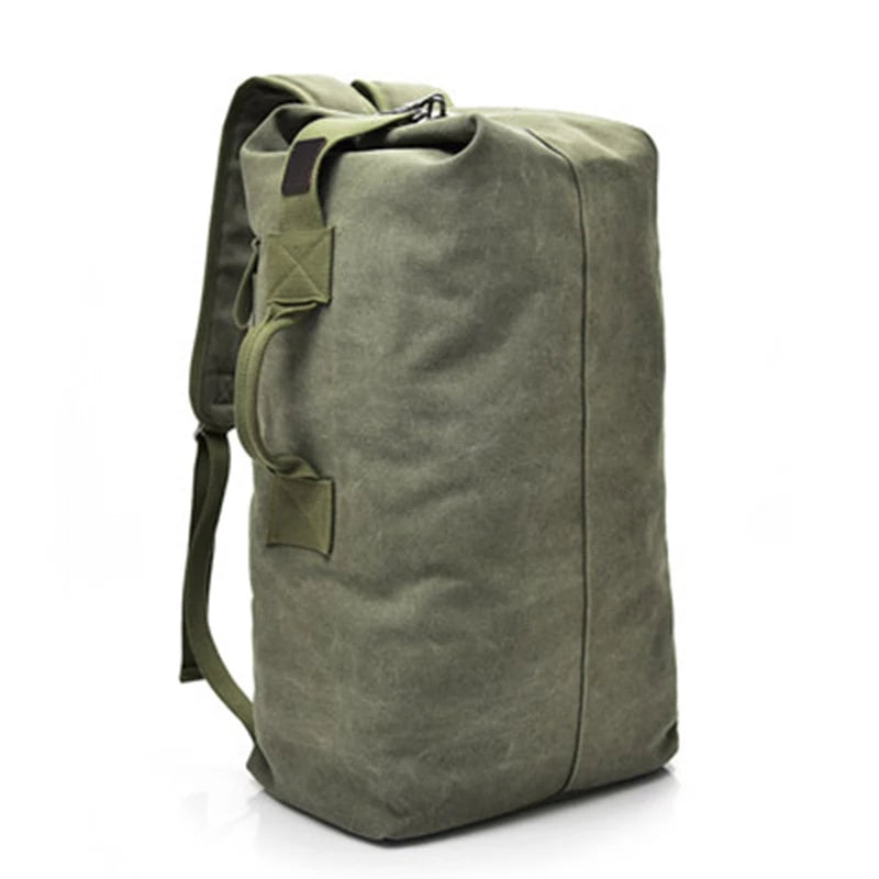 Mara's Dream Men Large Travel Climbing Bag Tactical Military Backpack Women Army Bags Canvas Bucket Bag Shoulder Sports Bags Boy