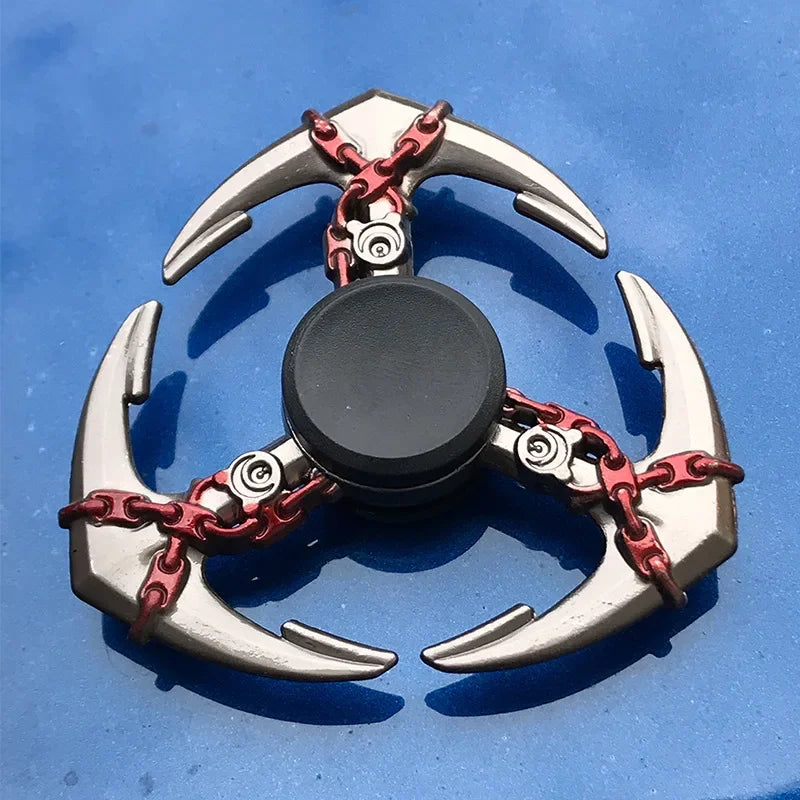 Premium Metal Ninja Fidget Spinner - Stress Relief Hand Toy for Adults