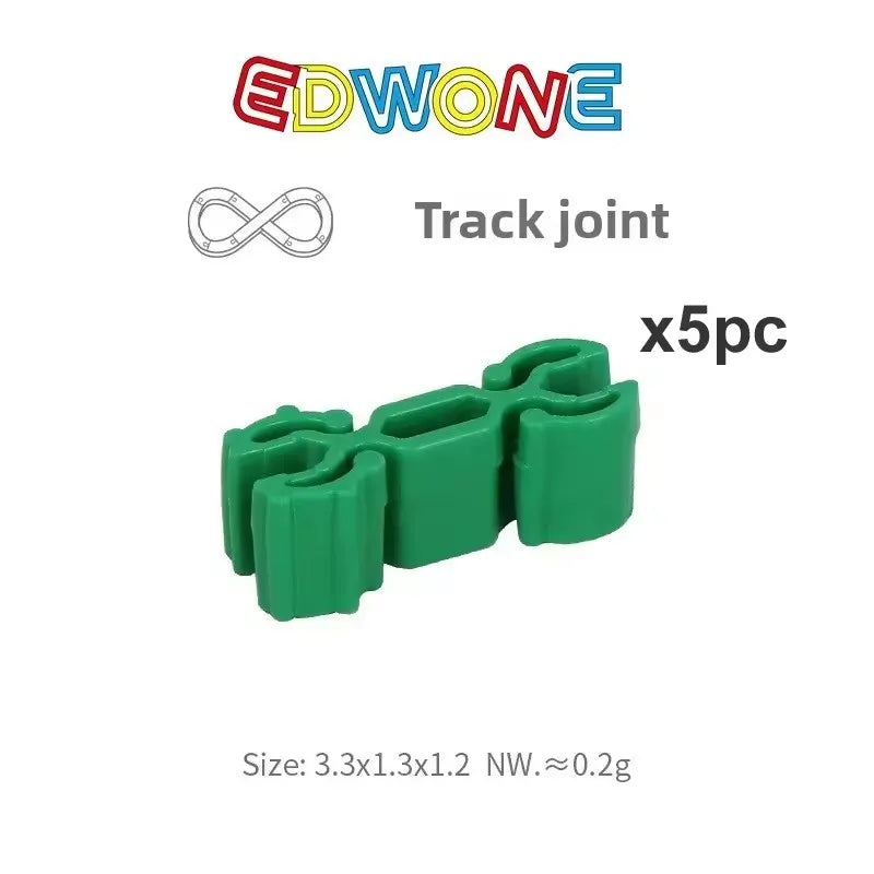 Kids Railway Toys Wooden Train Track Accessories Universal Plastic Blocks Clips Connectors Adapters fit for Brand Wooden Tracks