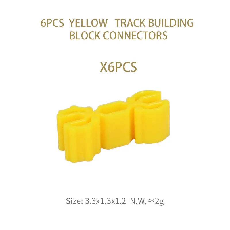 NEW Wooden Track Connector Set Building Block Connection Adapters Train Track Railway Rail Toy DIY For Kids Birthday Xmas Gifts