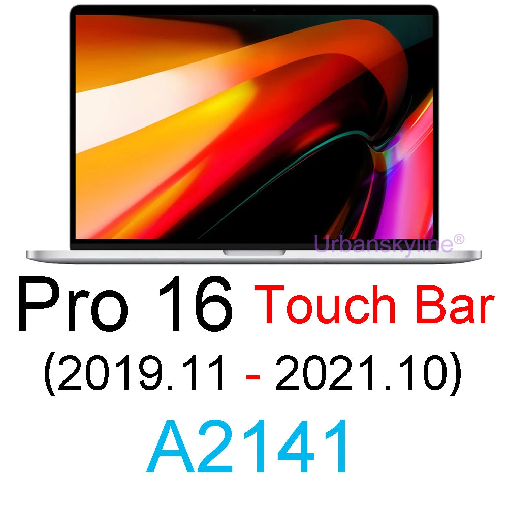 Screen Protector for MacBook Air 15 13 M4 Pro 14 M5 16 M3 M2 M1 Touch Bar ID 11 12 HD Skin Film Guard Cover 13.6 A3241 A3240