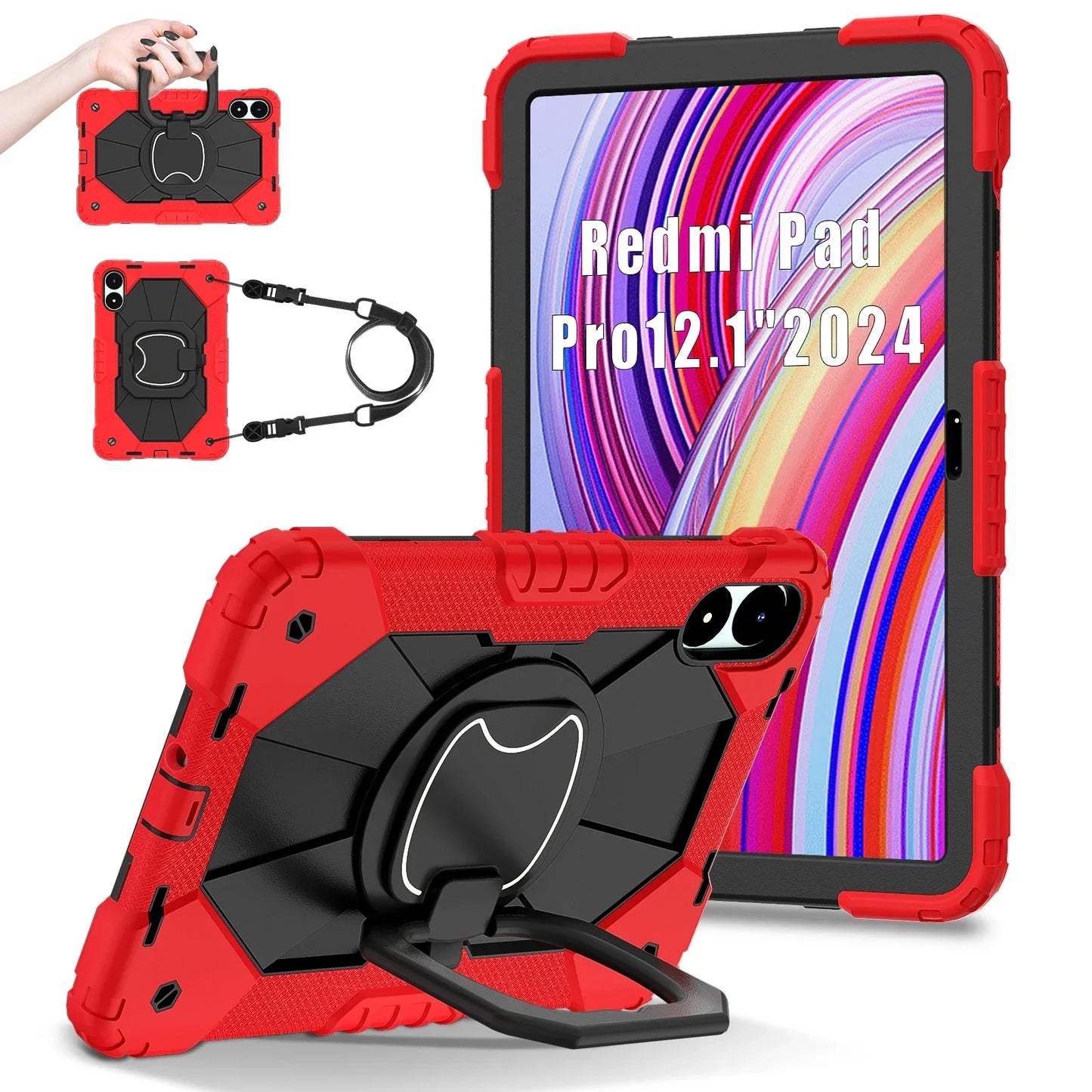 Tablet Case for Xiaomi Redmi Pad 2 11 2025 Pro 12.1inch Tablets Cases Protector Silicone Cover for Xiaomi POCO Pad 12.1 Funda
