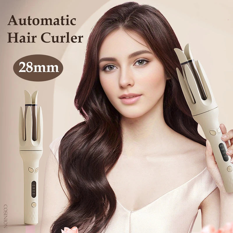 28mm Automatic Hair Curler with Negative Ion Technology