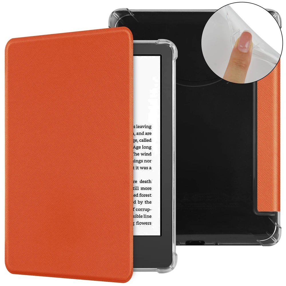 For Kindle Paperwhite 2024 (12th Gen) Case 7 inch eReader Transparent Soft TPU Cover For Kindle Paperwhite 5 11th Generation 6"