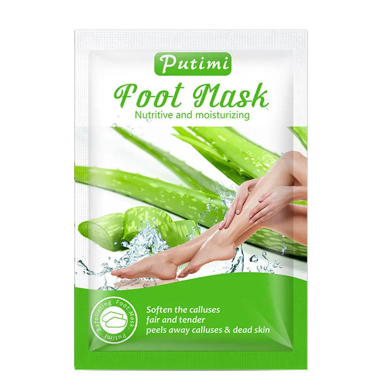 Exfoliating Foot Mask - Spa Pedicure Treatment for Soft, Smooth Feet