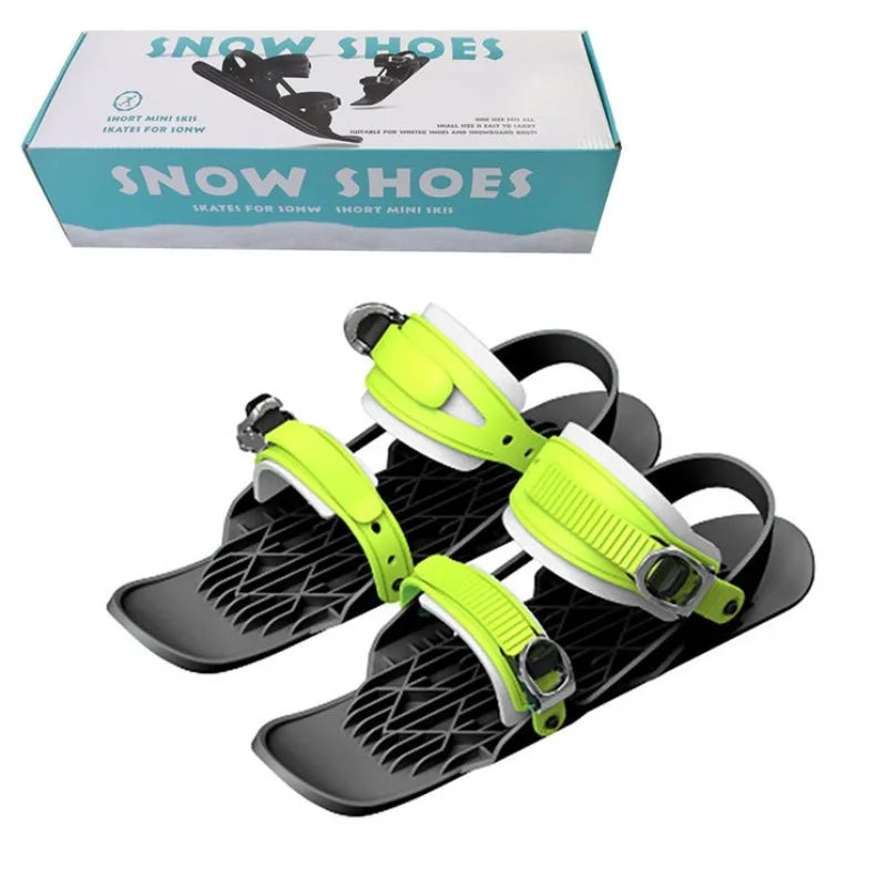 Snowfeet Skis  Winter Outdoor Sport Snowboard Shoes for Skiing & Sledding Compact Snow Skates for All Ages