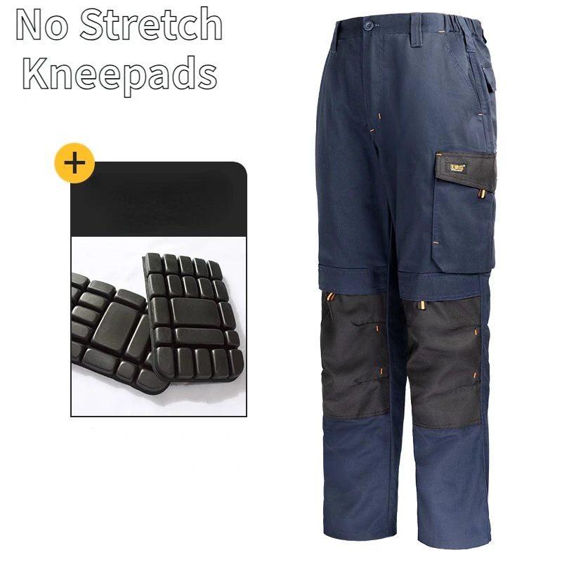 Summer Thin Cargo Pants Men's Multi-pocket Tear Resistance Stretch Trousers Outdoor Site Working Wear-resistant Pants Workwear