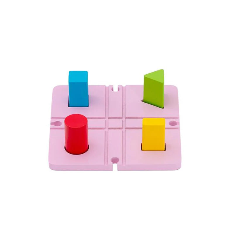 Toddlers Toys Wooden Train Railway Track Accessories Barricade, Platform Track Scene Puzzle Toys For Boys & Girls