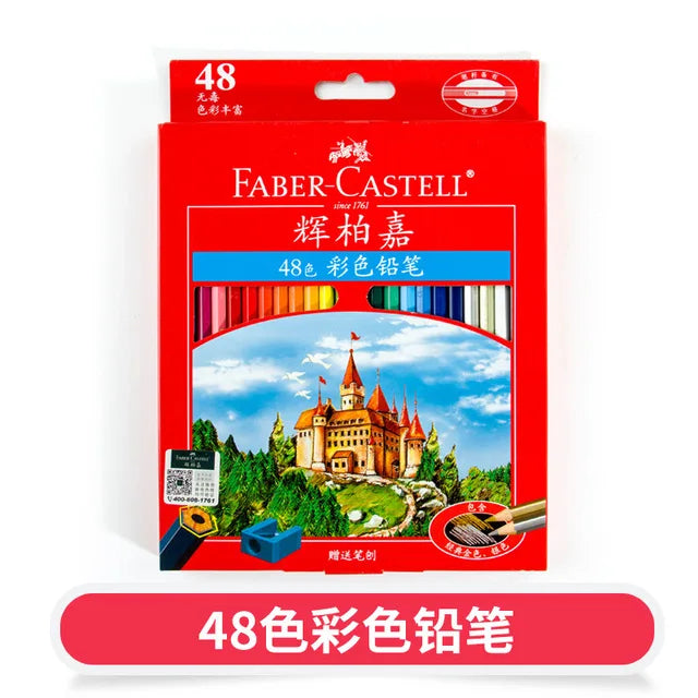 Faber Castell 72/48/36 Colored Pencils Set Student Beginners Hand Painted Graffiti Painting Art Supplies School Supplies Secure