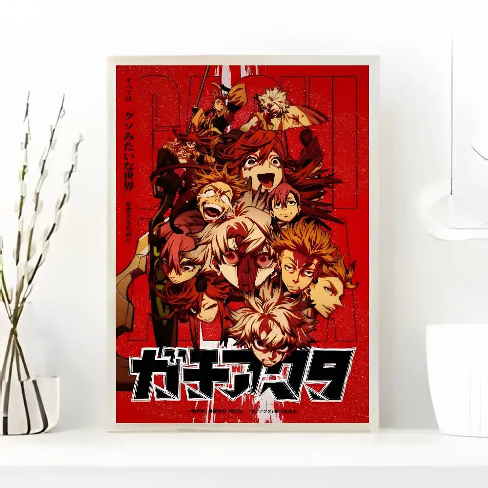 G-GACHIAKUTA ANIME Poster Art With Prints Home Bedroom Living Room Decoration Gift