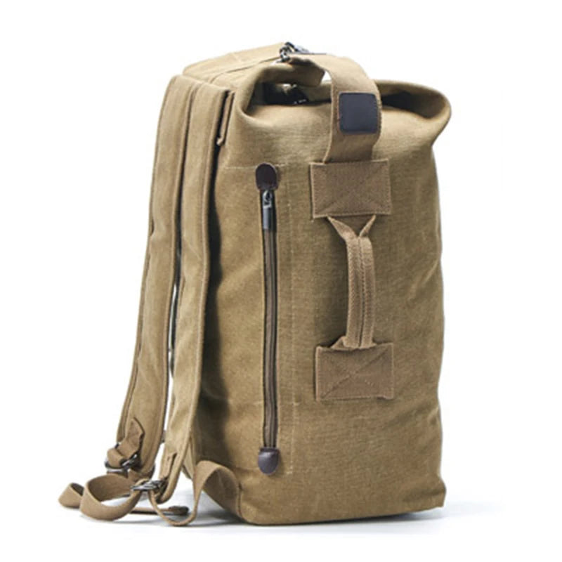 Mara's Dream Men Large Travel Climbing Bag Tactical Military Backpack Women Army Bags Canvas Bucket Bag Shoulder Sports Bags Boy