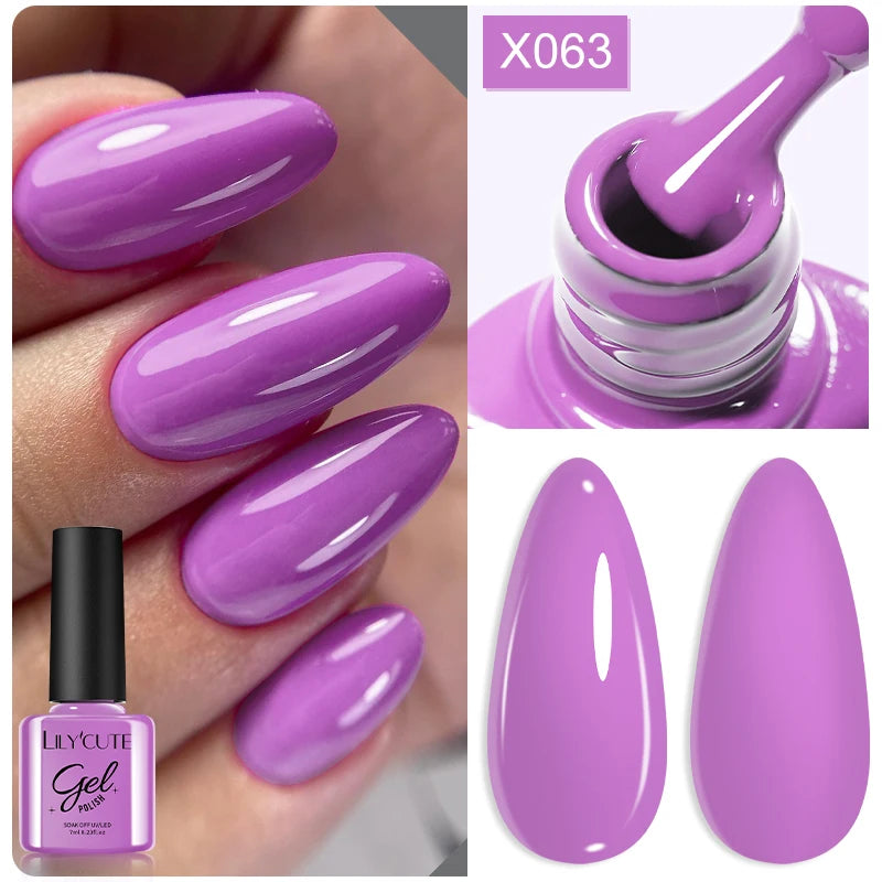 LILYCUTE Reflective Glitter Gel Nail Polish - 5ml Sparkling Liner