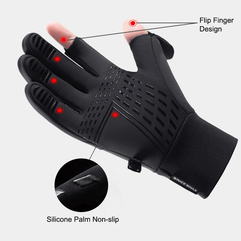 Winter Men's Women's Warm Gloves Windproof Touchscreen Gloves Outdoor Sports Running Fishing Cycling Skiing GloveS