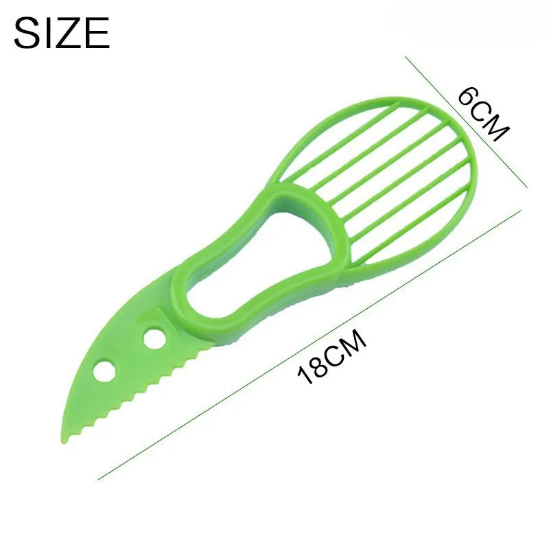 3-in-1 Avocado Slicer Tool - Multi-Function Fruit Peeler, Corer & Cutter