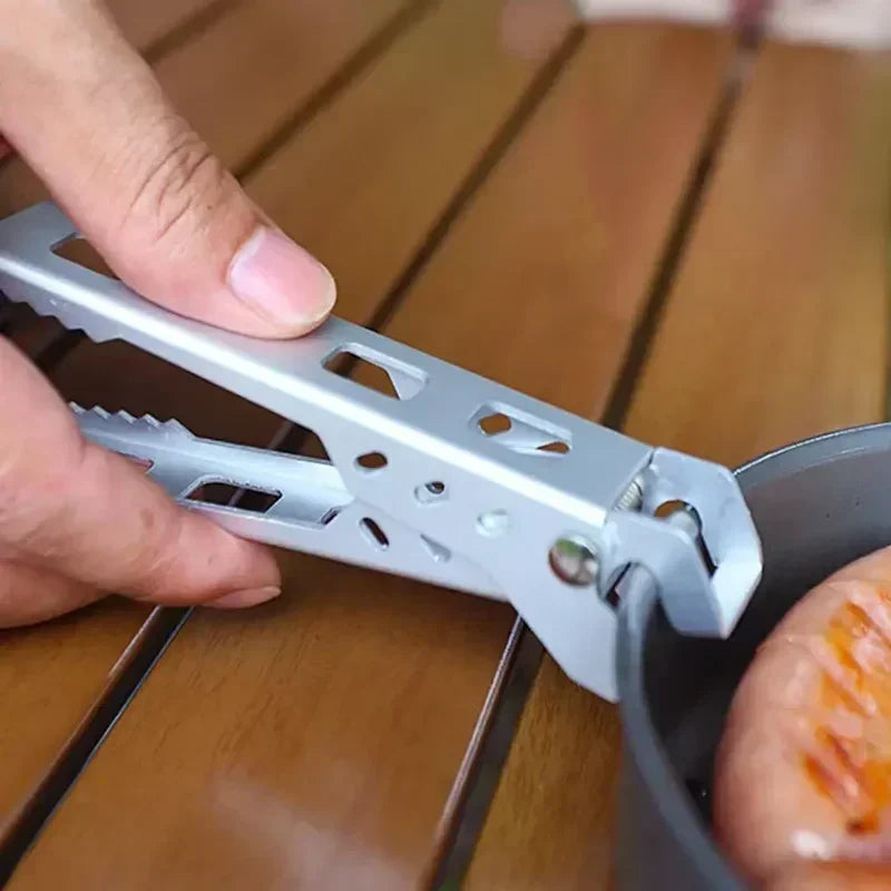 Outdoor  Pot Clips Anti-Scald Pan Bowl Gripper Hiking Cooking Picnic Barbecue Cookware Anti-hot Handle Holder Clip Clamp