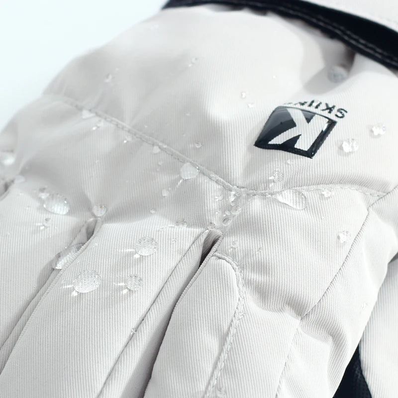 Winter men's and women's warm gloves, waterproof and skin friendly touch screen, suitable for cycling and skiing
