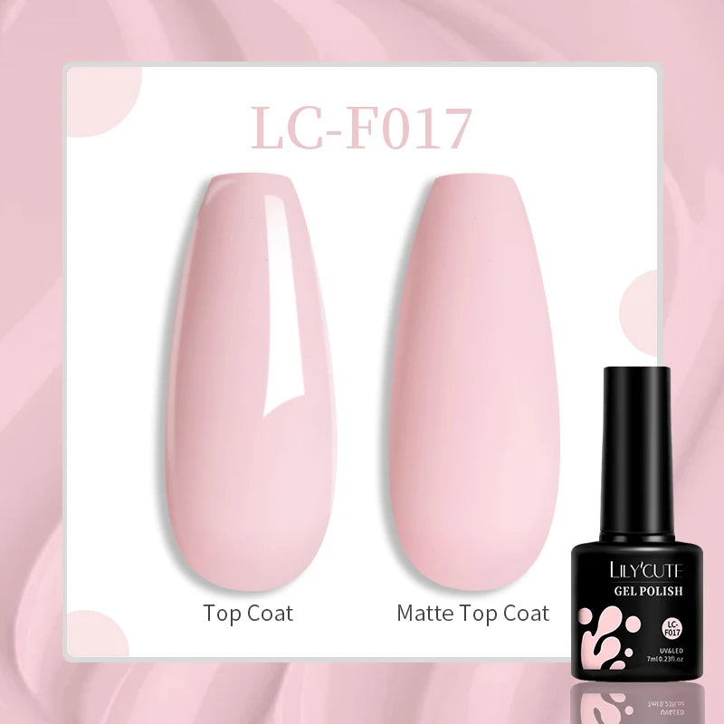 LILYCUTE Professional Gel Nail Polish - 7ml Long-Lasting UV/LED Nail Varnish