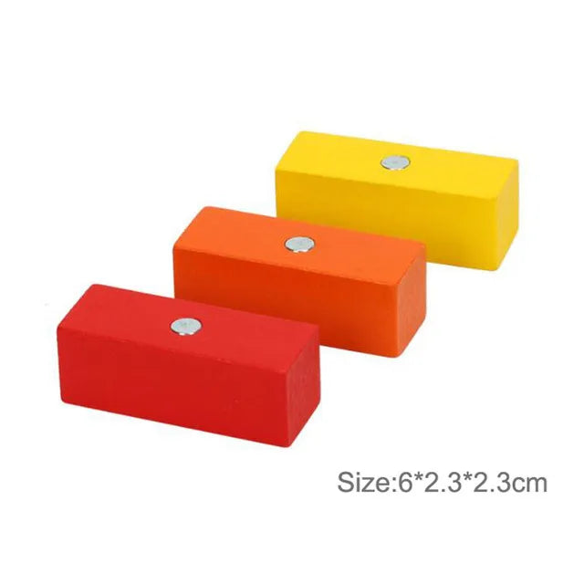 Wooden Magnetic Trolley Wood Track Accessories Car Train Track Scene Airplane Truck Wooden Tracks Educational Toys Children Gift