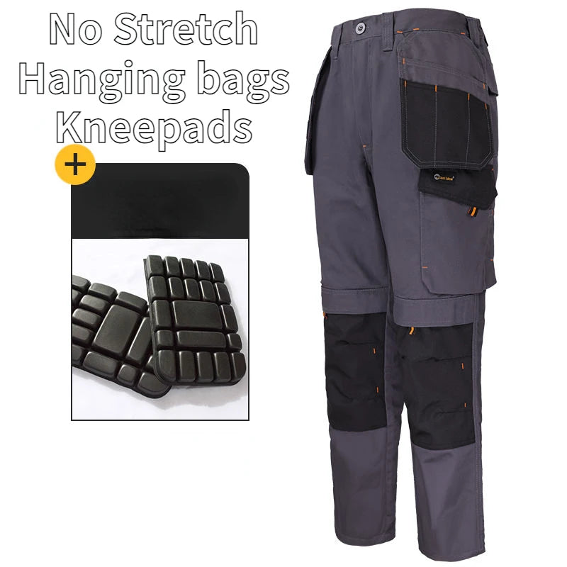Summer Thin Cargo Pants Men's Multi-pocket Tear Resistance Stretch Trousers Outdoor Site Working Wear-resistant Pants Workwear