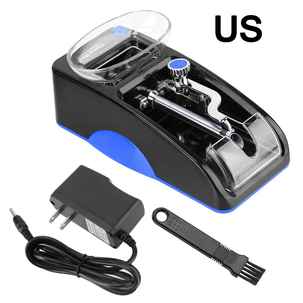 Cigarette Rolling Machine Tobacco Roller EU US Plug Smoking Tool Electric Automatic Smoking Accessories DIY Injector Maker