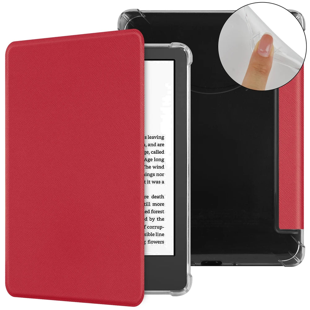For Kindle Paperwhite 2024 (12th Gen) Case 7 inch eReader Transparent Soft TPU Cover For Kindle Paperwhite 5 11th Generation 6"
