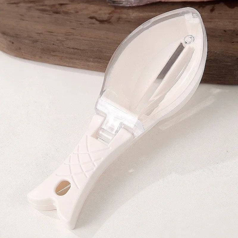 Fish Scale Scraper with Cover - Professional Kitchen Cleaning Tool