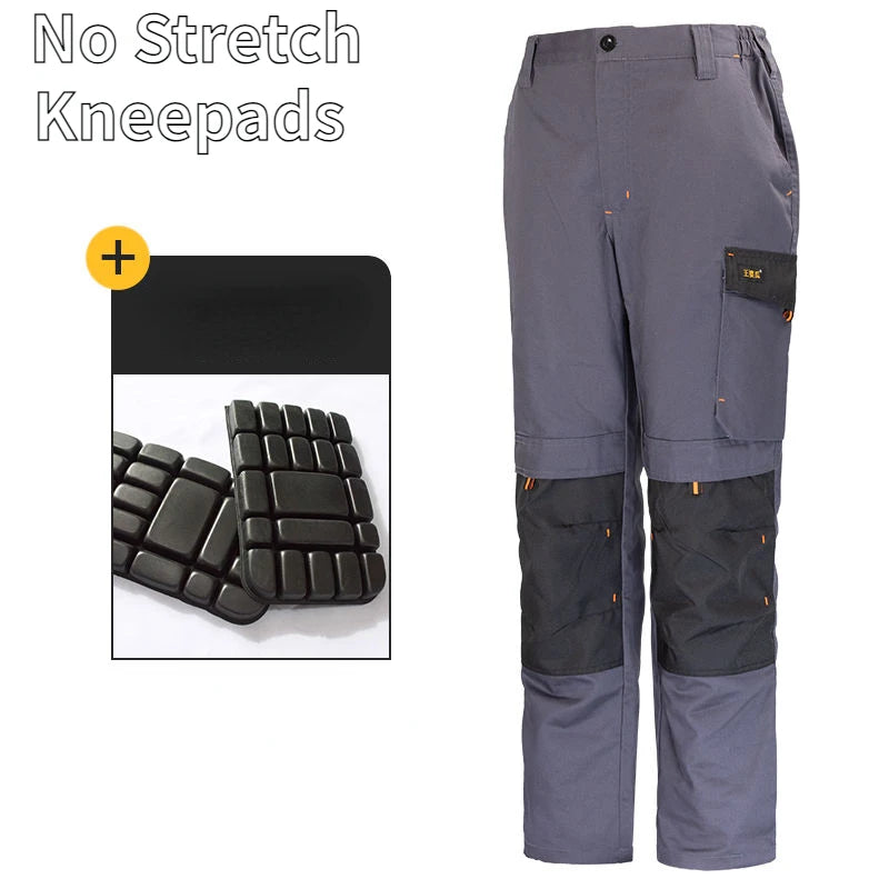 Summer Thin Cargo Pants Men's Multi-pocket Tear Resistance Stretch Trousers Outdoor Site Working Wear-resistant Pants Workwear