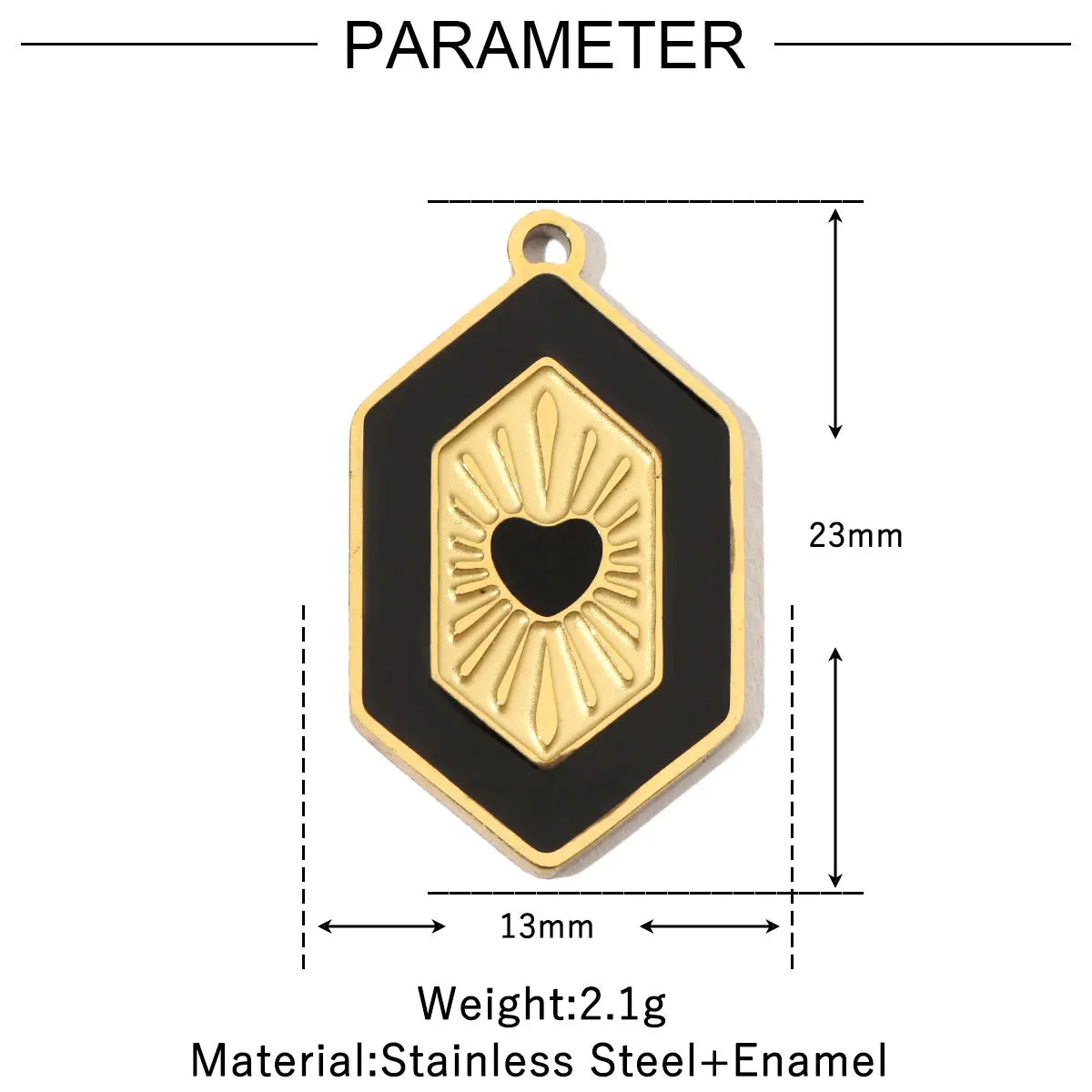3pcs/Lot Enamel Elephant Hamsa Hand Stainless Steel DIY Charms Turtle Bee Neaclace Pendant Jewelry Accessory